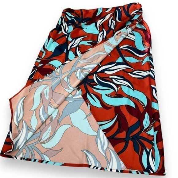 Sigrid Olsen Two Piece Set Halter Top and Skirt Orange Tropical Print Size
Small - Picture 8 of 12